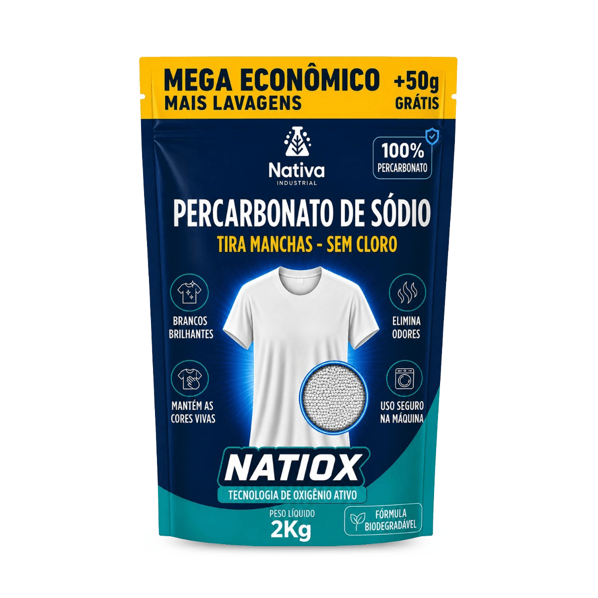 Percarbonato de Sódio 2,05Kg Natiox